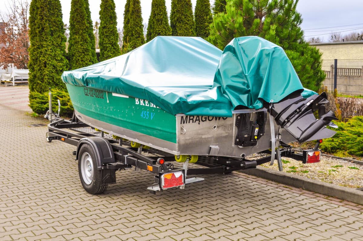 Zielona Plandeka na Łódkę Obrazek Główny